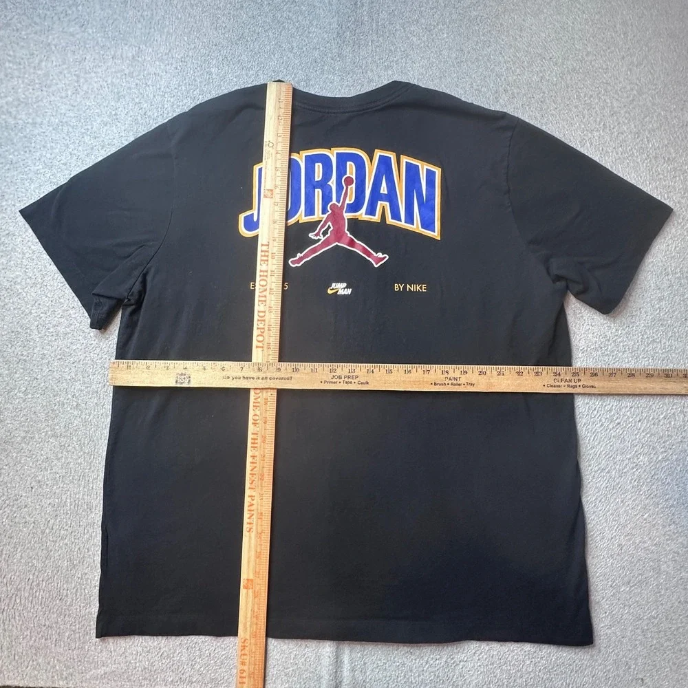 Jordan T-Shirt Mens 2XL Black Jumpman Est. 1985 Graphic Tee 363277-00A